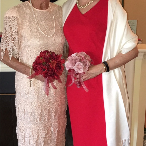 Talbots Dresses & Skirts - Talbots Sleeveless Fitted Ponte Dress Red - Size 8